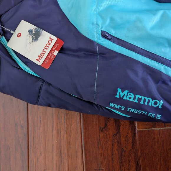 NWT Marmot Women's Trestles Sleeping Bag - Picture 2 of 6